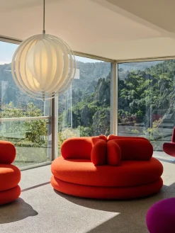 Verpan Spots|Pendler<Moon Acrylic Pendant, Ø34 af Verner Panton