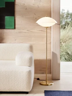 Fritz Hansen Gulvlamper|Spots<Musling Gulvlampe fra