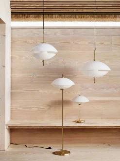 Fritz Hansen Gulvlamper|Spots<Musling Gulvlampe fra