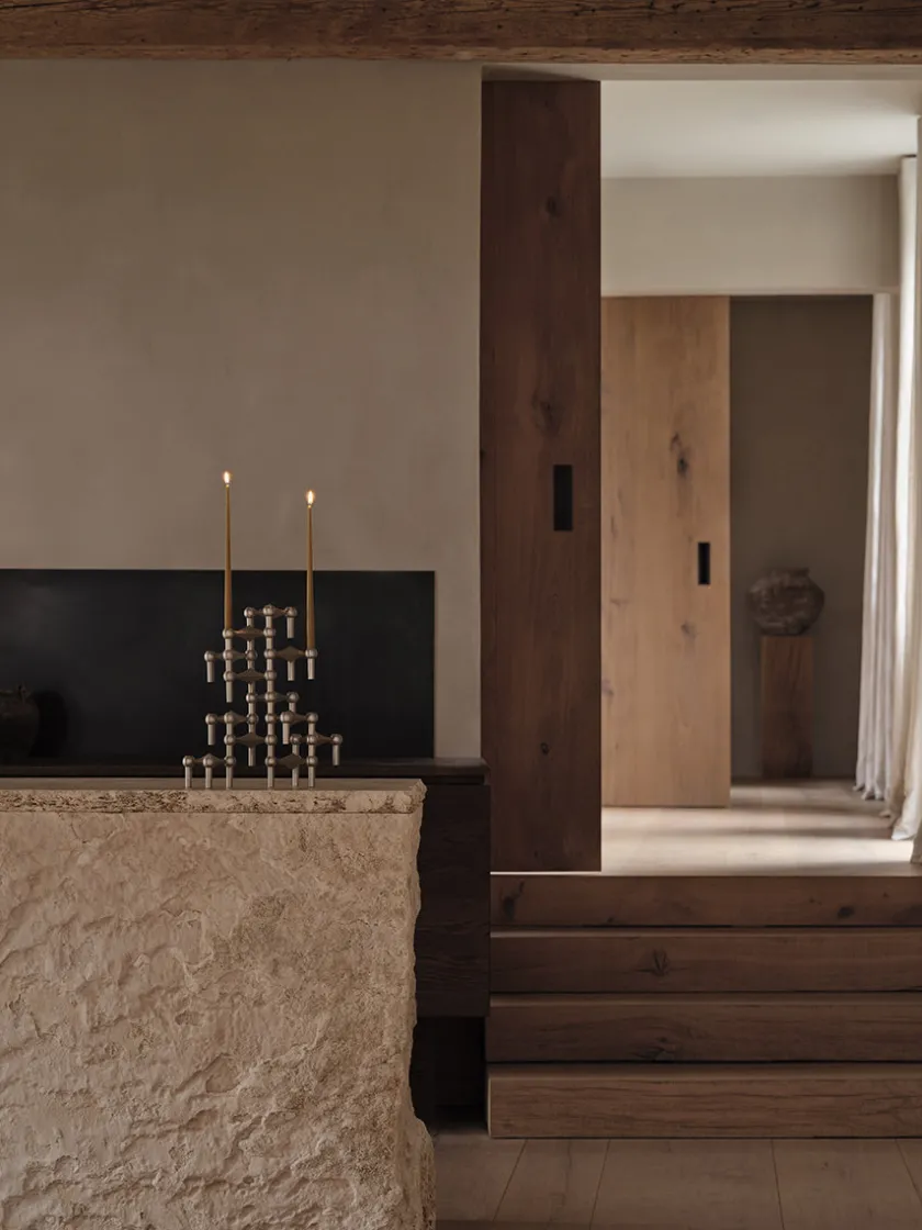 STOFF Nagel Gaver Til Hende|Gaver Til Ham<Nagel Lysestage, børstet krom fra