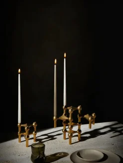 STOFF Nagel Gaver Til Hende|Gaver Til Ham<Nagel Lysestage, børstet krom fra