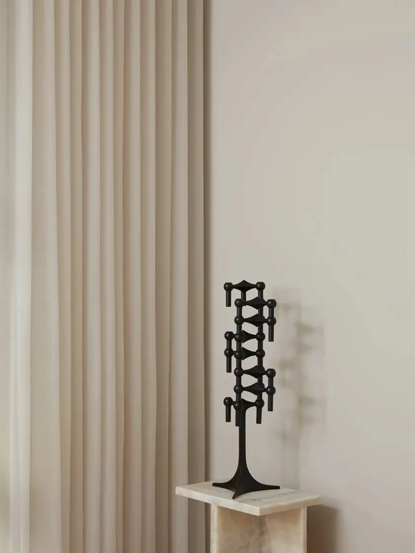 STOFF Nagel Gaver Til Hende|Gaver Til Ham<Nagel Lysestage, børstet krom fra