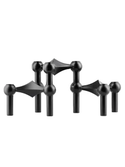 STOFF Nagel Gaver Til Hende|Gaver Til Ham<Nagel Lysestage, børstet krom fra