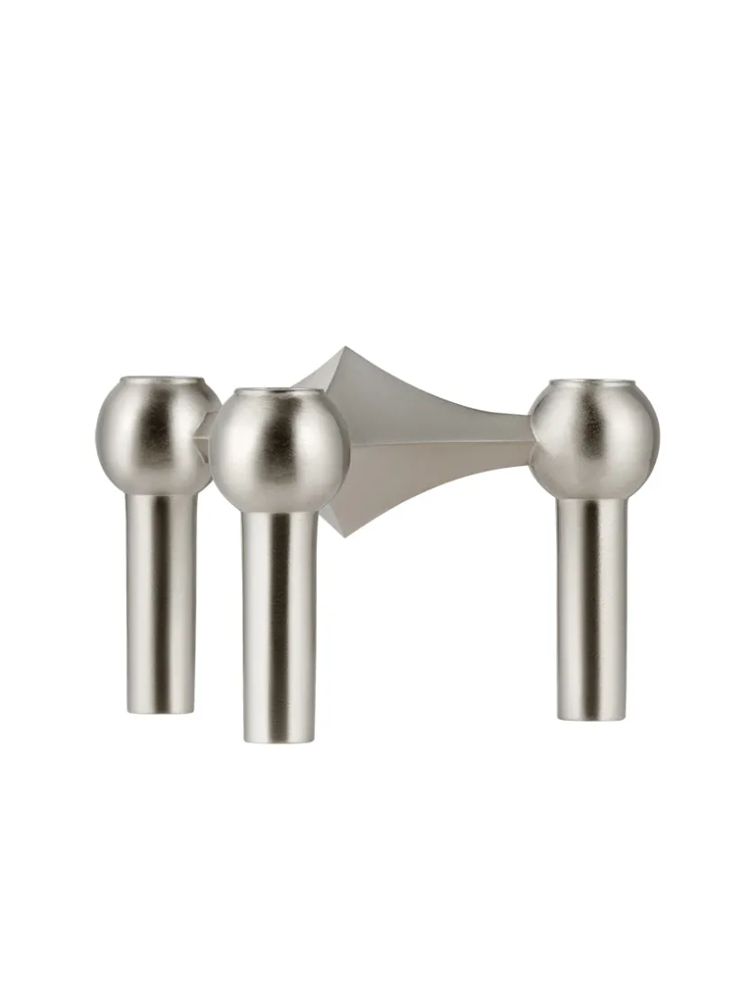 STOFF Nagel Lysestager<Nagel Lysestage, messing fra