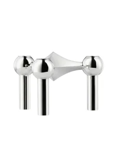 STOFF Nagel Lysestager<Nagel Lysestage, messing fra