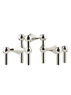 STOFF Nagel Lysestager<Nagel Lysestage, messing fra