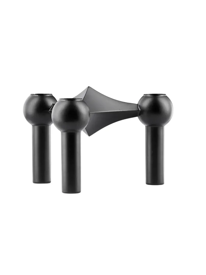 STOFF Nagel Lysestager<Nagel Lysestage, messing fra