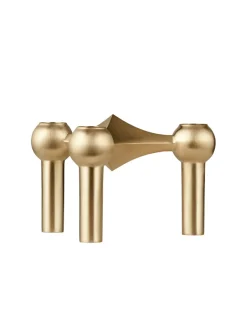 STOFF Nagel Lysestager<Nagel Lysestage, sort krom fra