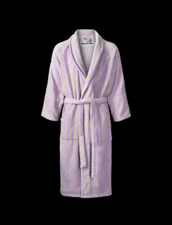 Bongusta Tøj|Badeværelsestekstiler<Naram badekåbe, Dazzling Blue & Rose fra