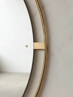 Audo Copenhagen Spejle<Nimbus Mirror Ø110, brass fra