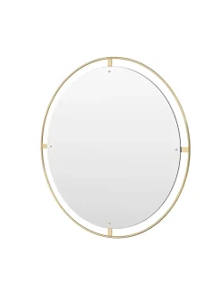Audo Copenhagen Spejle<Nimbus Mirror Ø110, brass fra