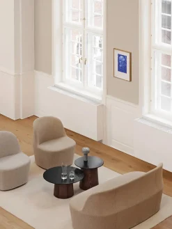 Fredericia Furniture Sofaborde<Niveau Coffee Table Ø 45 cm fra