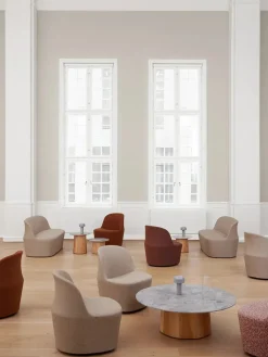 Fredericia Furniture Sofaborde<Niveau Coffee Table Ø 110 cm fra