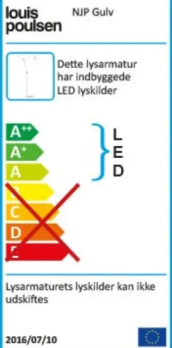 Louis Poulsen Gulvlamper|Spots<NJP gulvlampe fra