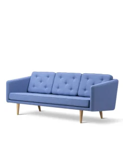 Fredericia Furniture Sofaer<No. 1 Sofa 3-personer, re-wool af Børge Mogensen