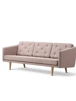 Fredericia Furniture Sofaer<No. 1 Sofa 3-personer, re-wool af Børge Mogensen