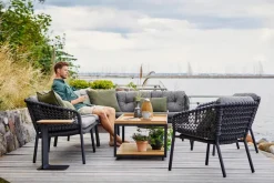 Cane-line Udendørs Loungemøbler<Ocean Enkeltmodul, soft rope fra