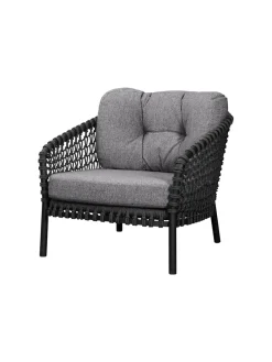 Cane-line Udendørs Loungemøbler|Havestole<Ocean Large Loungestol, soft rope fra
