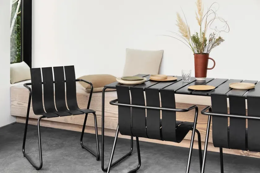 Mater Havestole<Ocean stol, sort fra