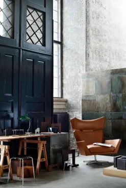 Fritz Hansen Lænestole<Oksen Lænestol af Arne Jacobsen