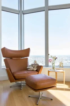 Fritz Hansen Lænestole<Oksen Lænestol af Arne Jacobsen