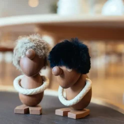 Architectmade Figurer<Optimisten / Pessimisten af Hans Bølling