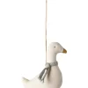 Maileg Juletræspynt<Ornament Gås, blå fra