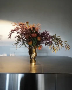 Hein Studio Vaser<Ostrea 25 Vase, gold fra