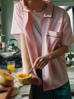 HAY Tøj|Tekstiler Til Soveværelset<Outline Pyjama S/S Shirt fra