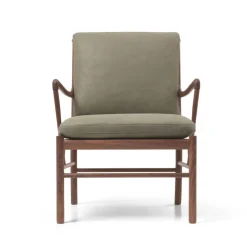 Carl Hansen & Søn Loungestole|Lænestole<OW149 Colonial lænestol, valnød olie, Terra-læder af Ole Wanscher
