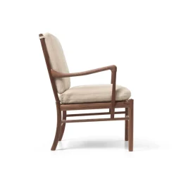 Carl Hansen & Søn Loungestole|Lænestole<OW149 Colonial lænestol, valnød olie, Terra-læder af Ole Wanscher