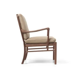 Carl Hansen & Søn Loungestole|Lænestole<OW149 Colonial lænestol, valnød olie, Terra-læder af Ole Wanscher