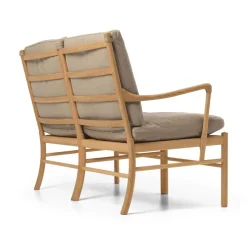 Carl Hansen & Søn Sofaer<OW149-2 Colonial sofa eg olie, Terra-læder af Ole Wanscher