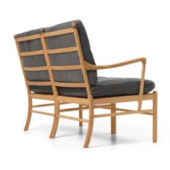Carl Hansen & Søn Sofaer<OW149-2 Colonial sofa eg olie, Terra-læder af Ole Wanscher
