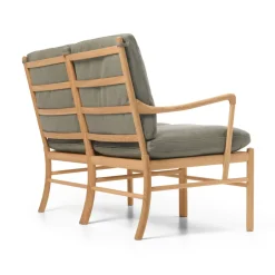 Carl Hansen & Søn Sofaer<OW149-2 Colonial sofa eg olie, Terra-læder af Ole Wanscher