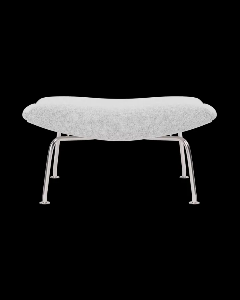 Fredericia Furniture Skamler<OX Skammel - Primo 88 læder i Sort af Hans J. Wegner