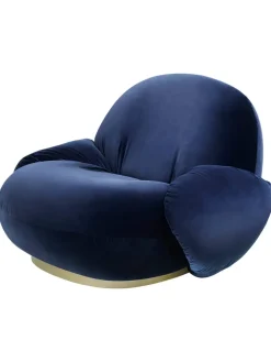 GUBI Lænestole<Pacha Lounge Chair w. Armrest, swivel, fra
