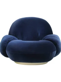 GUBI Lænestole<Pacha Lounge Chair w. armrest, fra