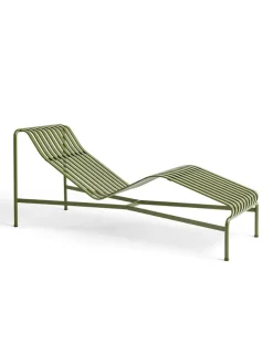 HAY Solvogne/Liggestole<Palissade Chaise Longue, iron red fra