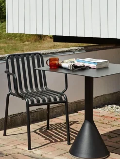 HAY Haveborde<Palissade Cone Table, 65x65/anthracite fra