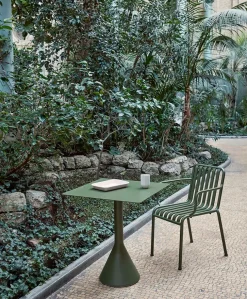 HAY Haveborde<Palissade Cone Table, 65x65/olive fra