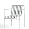 HAY Havestole<Palissade Dining Armchair, hot galvanised fra