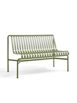 HAY Havebænke<Palissade Dining Bench uden armlæn, olive fra