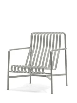 HAY Udendørs Loungemøbler|Havestole<Palissade Lounge Chair High, sky grey fra