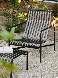 HAY Udendørs Loungemøbler|Havestole<Palissade Lounge Chair High, sky grey fra