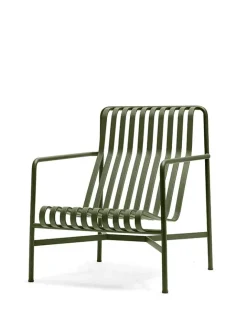 HAY Udendørs Loungemøbler|Havestole<Palissade Lounge Chair High, iron red fra