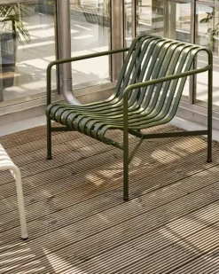 HAY Udendørs Loungemøbler|Havestole<Palissade Lounge Chair Low, olive fra