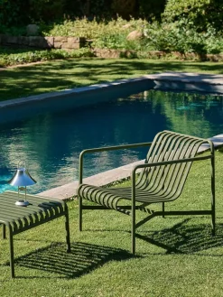 HAY Havestole|Udendørs Loungemøbler<Palissade Lounge Chair Low, sky grey fra