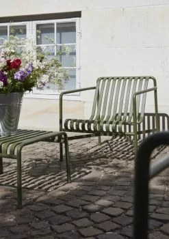 HAY Udendørs Loungemøbler|Havestole<Palissade Ottoman, olive fra