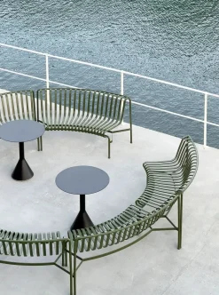 HAY Havebænke<Palissade Park Dining Bench, in, sky grey fra